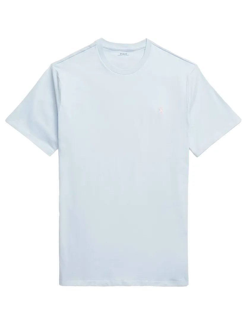 Big & Tall Polo Ralph Lauren T-shirt lichtblauw effen