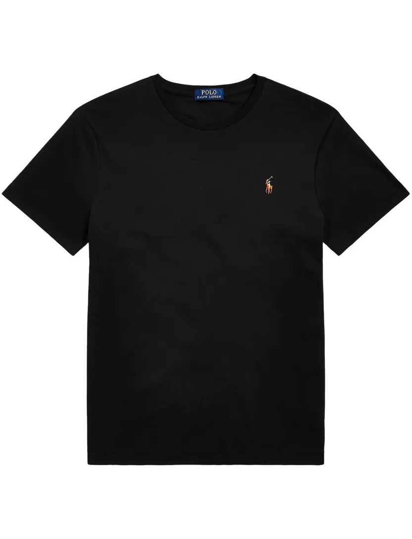 Big & Tall Polo Ralph Lauren t-shirt zwart effen