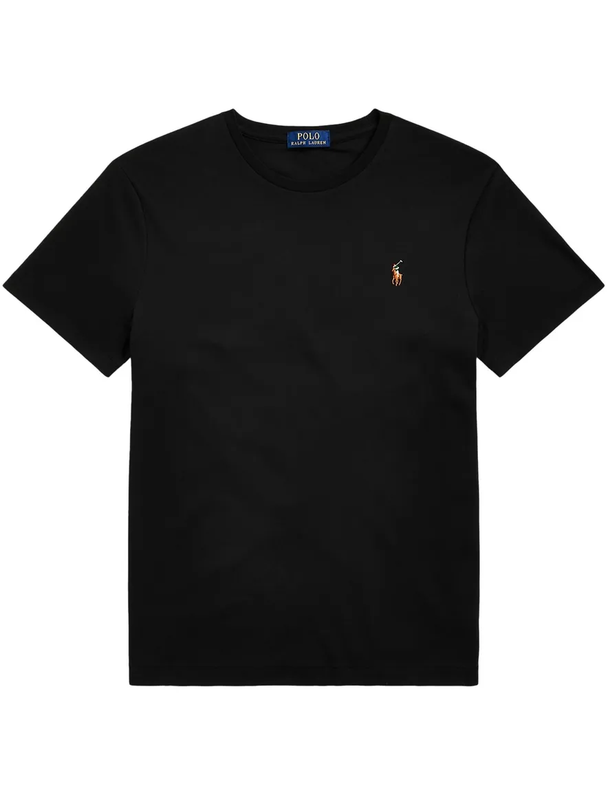 Big & Tall Polo Ralph Lauren t-shirt zwart effen