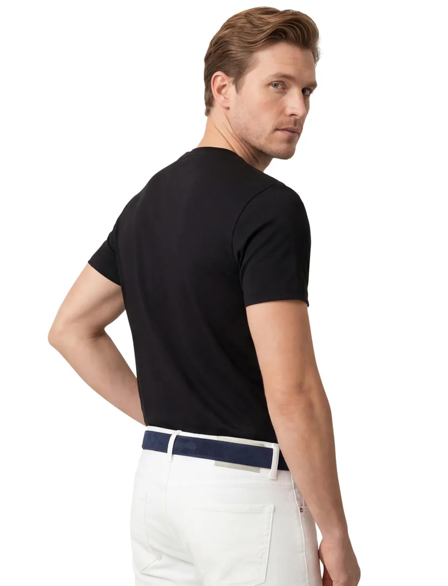 Big & Tall Polo Ralph Lauren t-shirt zwart effen