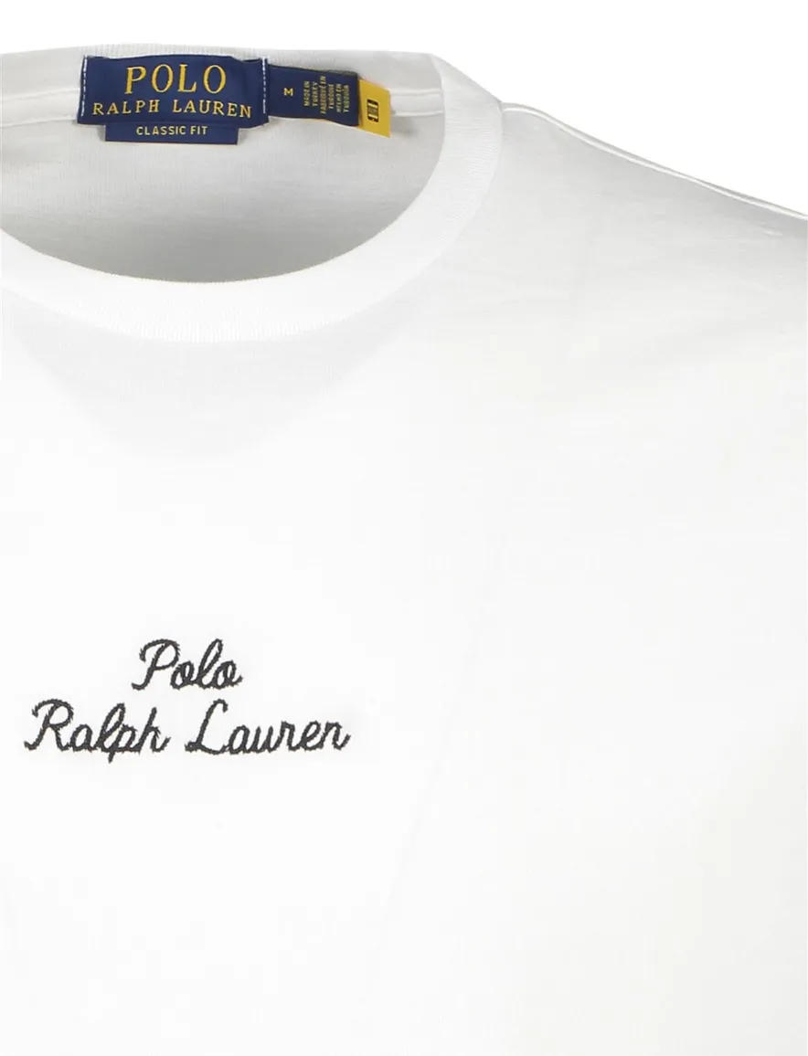Polo Ralph Lauren t-shirt wit opdruk Big & Tall