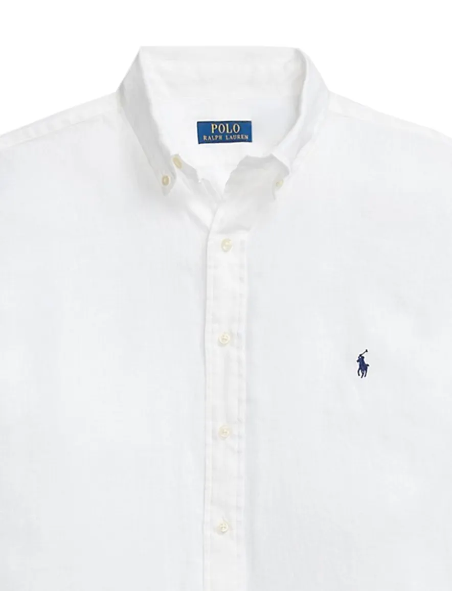 Polo Ralph Lauren overhemd wit linnen