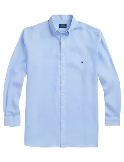 Polo Ralph Lauren Polo Ralph Lauren overhemd Big & Tall blauw linnen