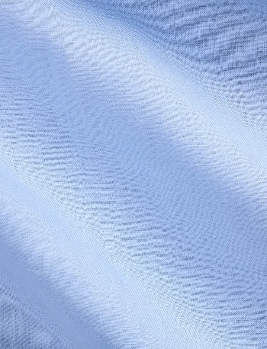 Polo Ralph Lauren overhemd Big & Tall blauw linnen