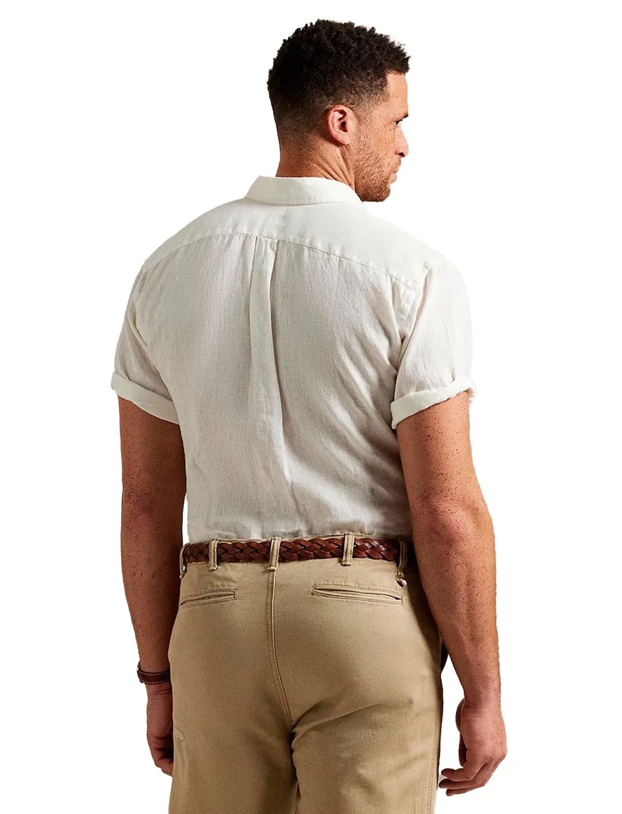Polo Ralph Lauren overhemd korte mouw wit