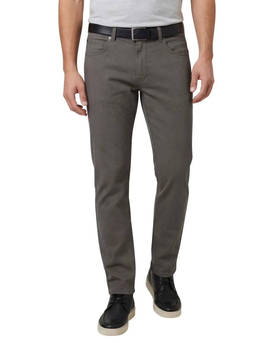 Gardeur Bill 5- pocket pantalon groen gemêleerd katoen