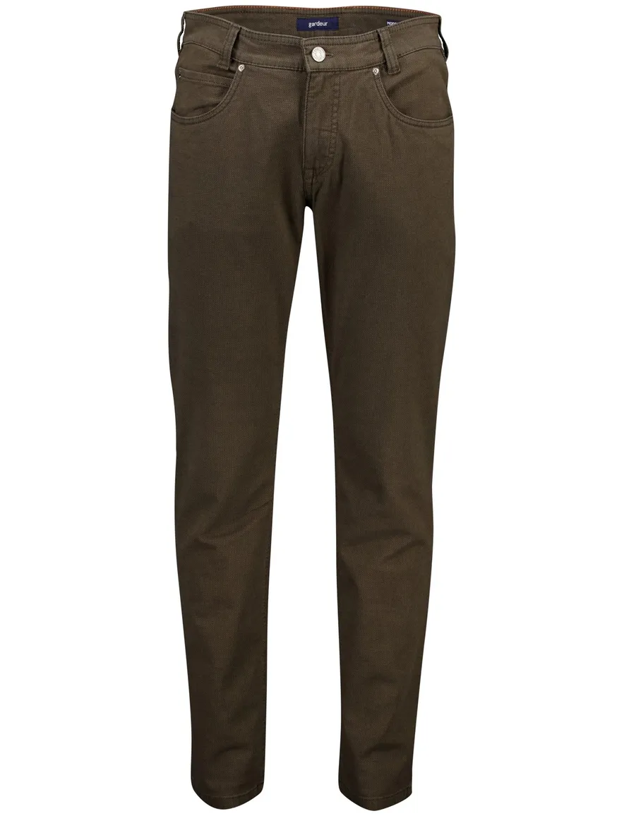Gardeur Pantalon bruin modern fit