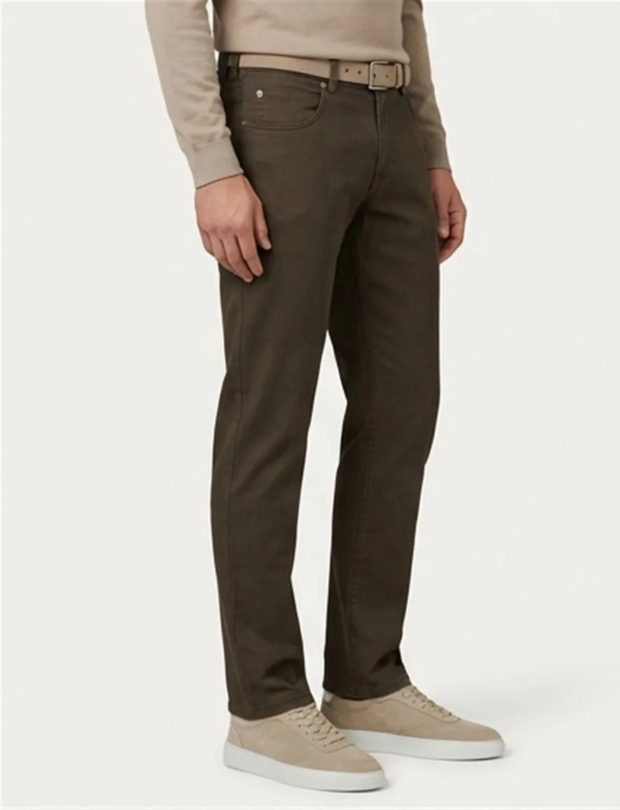 Gardeur Pantalon bruin modern fit
