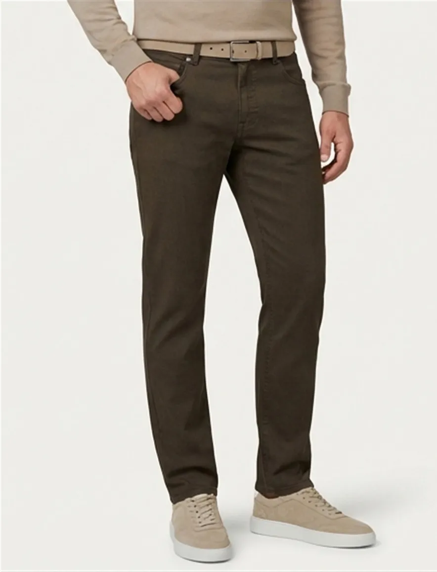 Gardeur Pantalon bruin modern fit