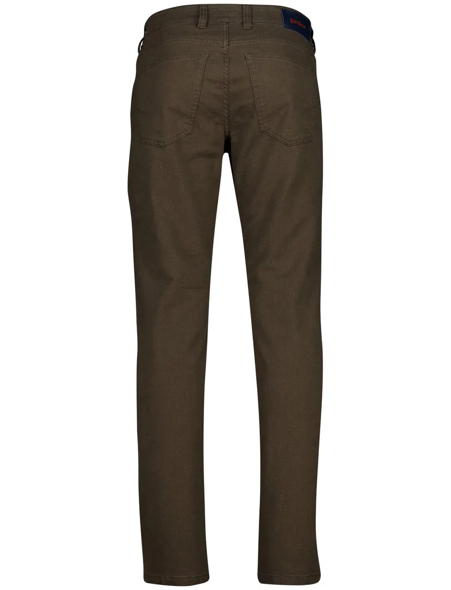 Gardeur Pantalon bruin modern fit