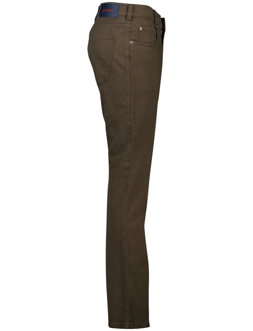 Gardeur Pantalon bruin modern fit