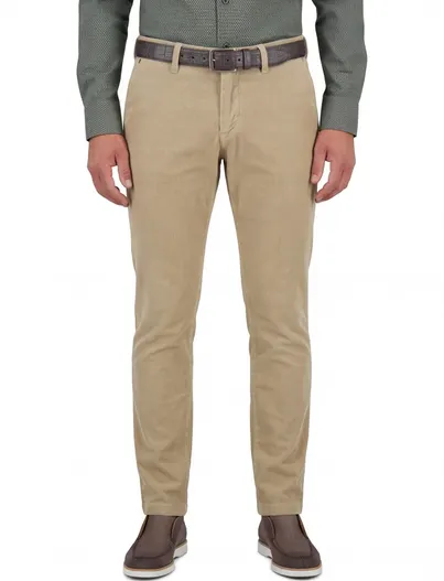 Gardeur Gardeur Pantalon katoen beige chino