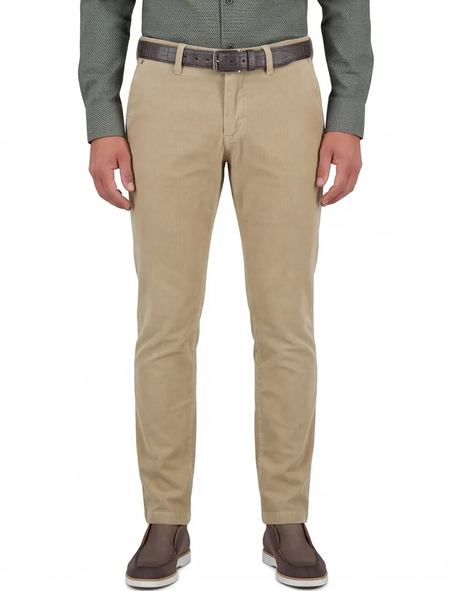 Gardeur Pantalon katoen beige