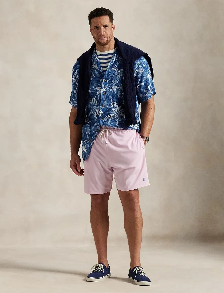 Zwemshort roze Polo Ralph Lauren Big & Tall elastische band