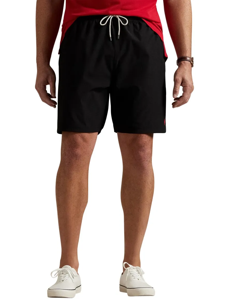 Zwemshort zwart Polo Ralph Lauren Big & Tall elastische band