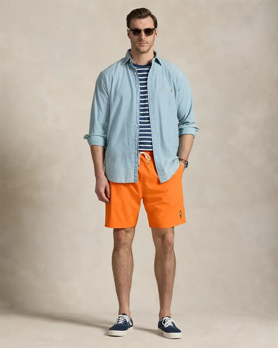 Polo Ralph Lauren zwemshort oranje Big & Tall
