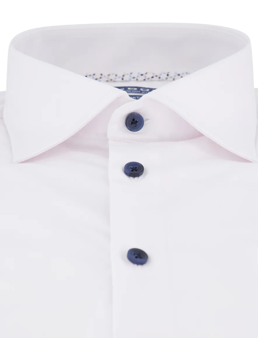 Ledub overhemd modern fit stretch