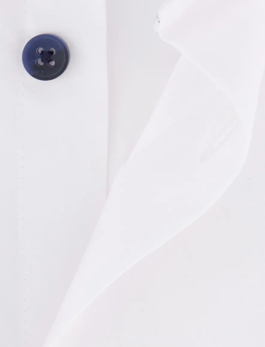 Ledub overhemd modern fit stretch lange mouw