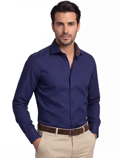Ledub Ledub Shirt dress ml 5 donkerblauw lange mouw