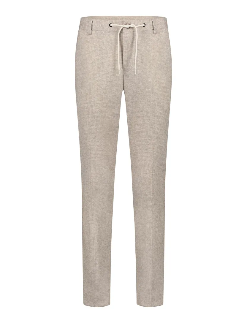 Blue Industry chino beige geprint veterband