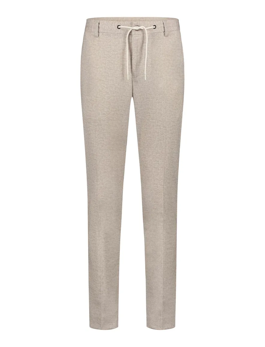 Blue Industry chino beige geprint veterband