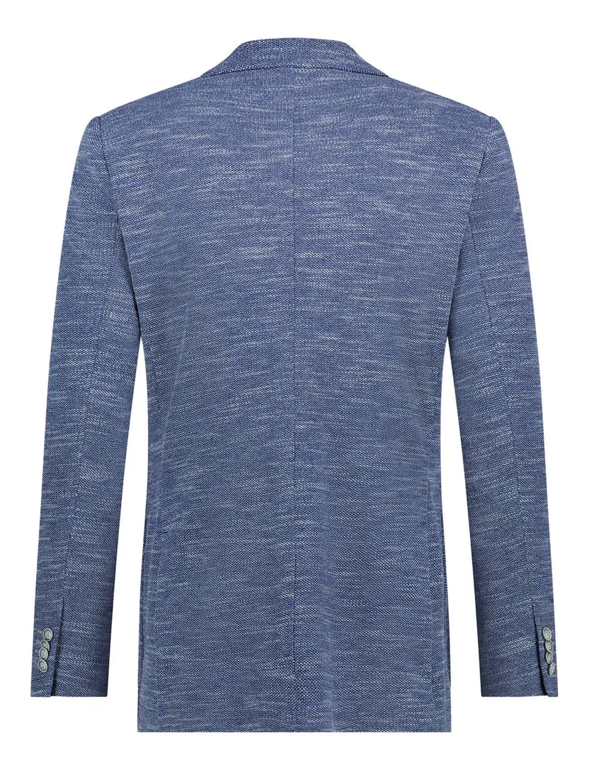 Blue Industry colbert blauw gemêleerd