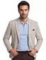 Blue Industry colbert beige gemêleerd