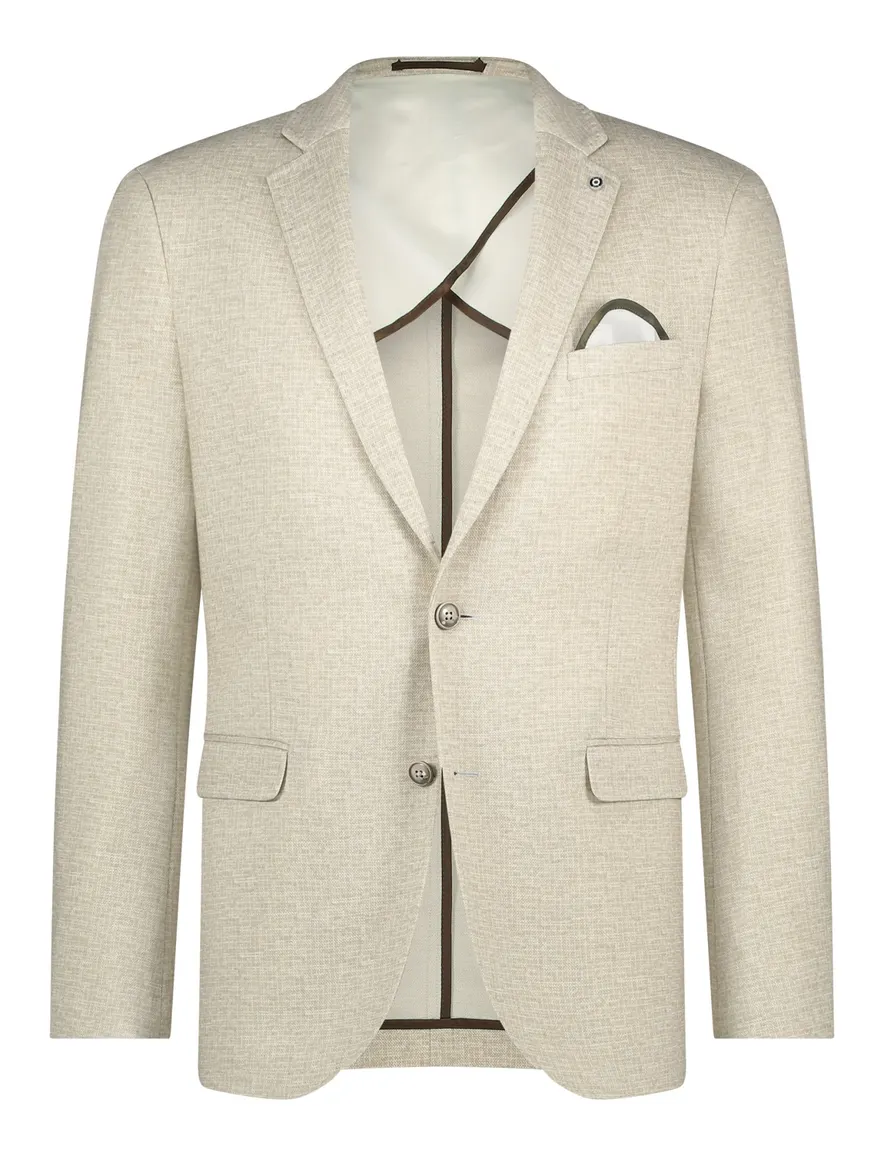 Blue Industry colbert beige geweven