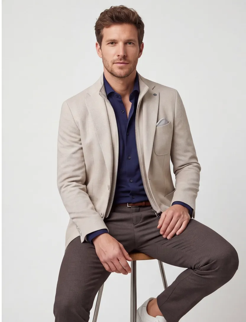 colbert Blue industry beige