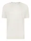 Blue Industry T-shirt creme effen met boord viscose