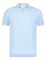 Blue Industry polo lichtblauw effen