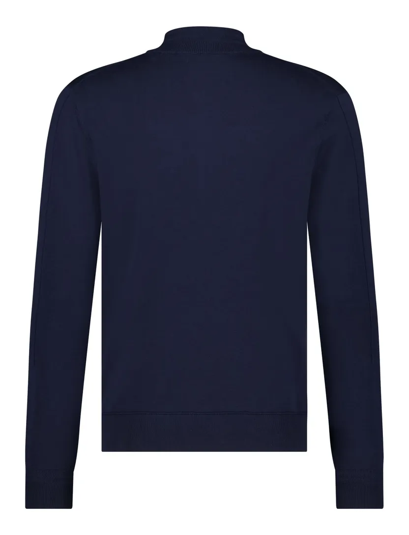 Blue Industry trui donkerblauw half zip