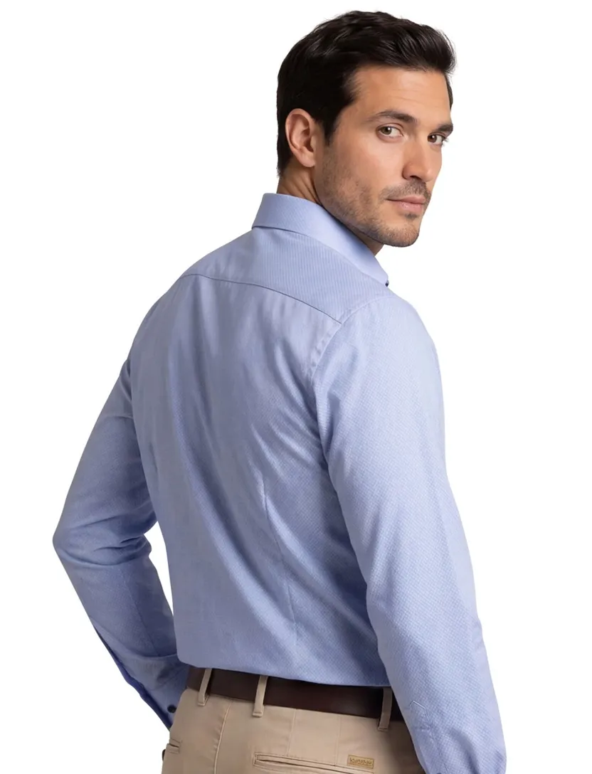 business overhemd Eterna Comfort Fit lichtblauw