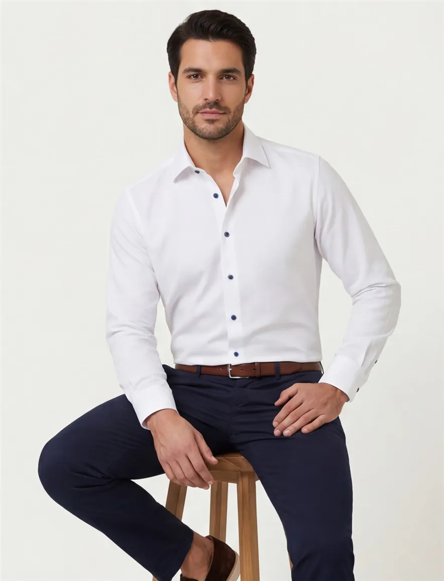 Eterna Comfort Fit business overhemd wit