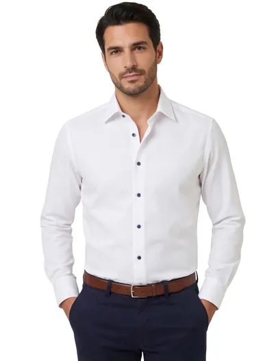 Eterna business overhemd Eterna Comfort Fit wit