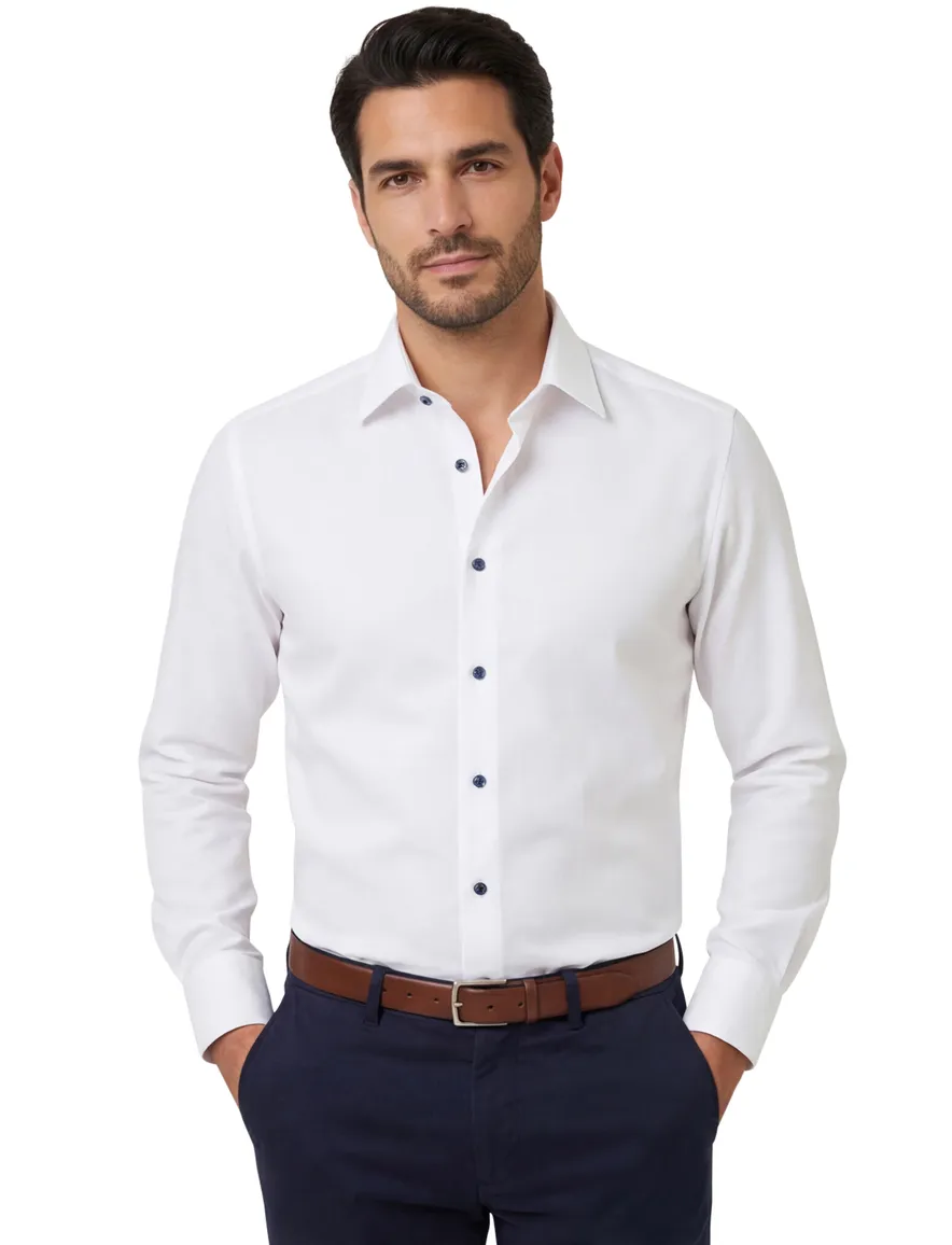 Eterna Comfort Fit business overhemd wit