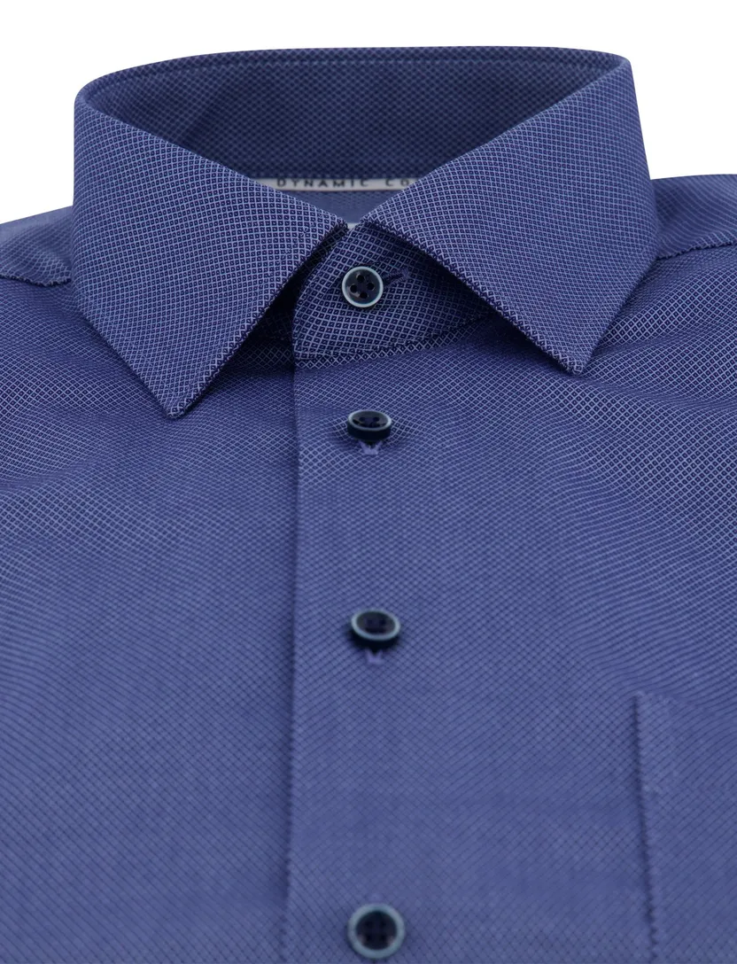 business overhemd Eterna Comfort Fit donkerblauw