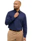 business overhemd Eterna wijde fit donkerblauw