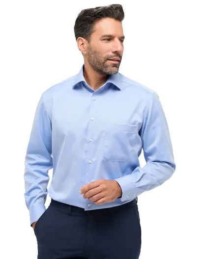 Eterna business overhemd Eterna blauw
