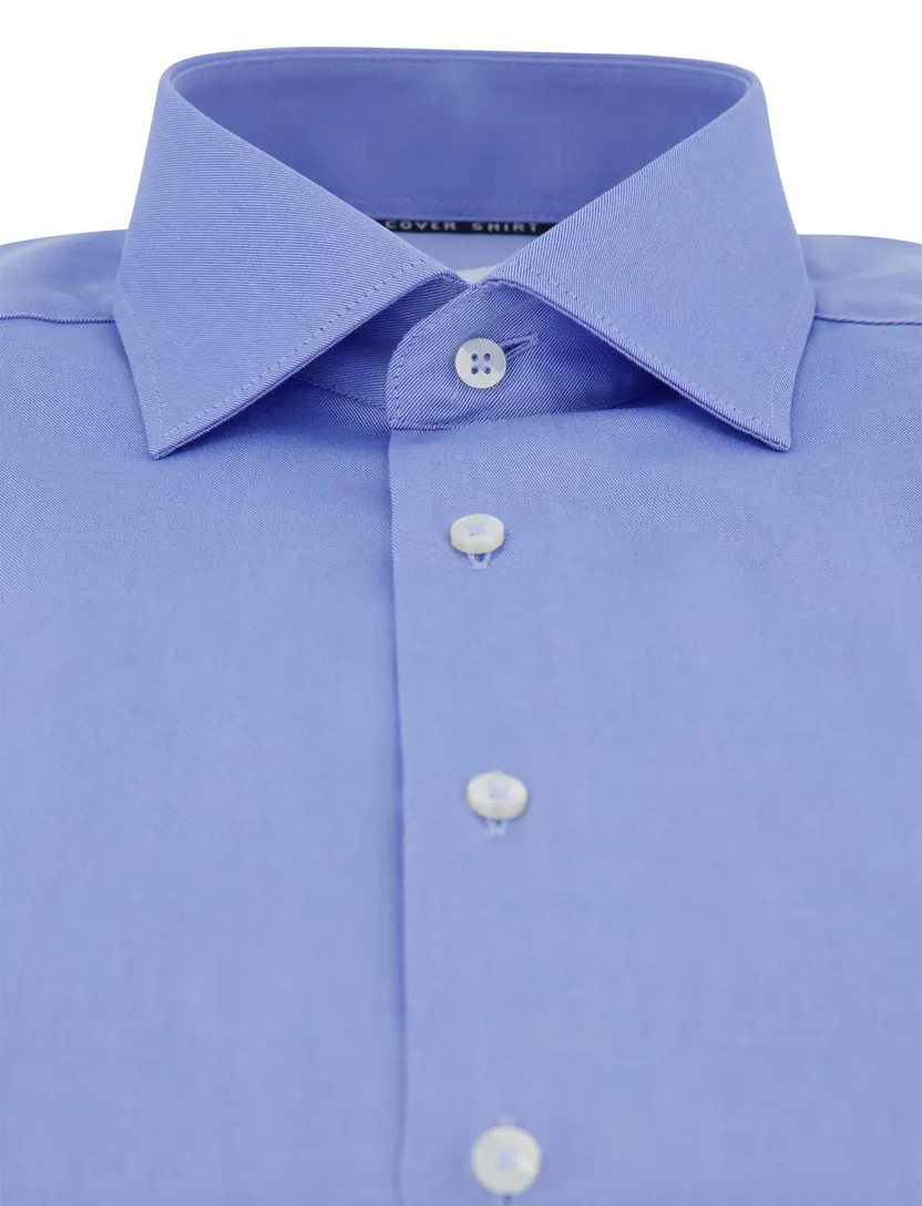 business overhemd Eterna Modern Fit blauw