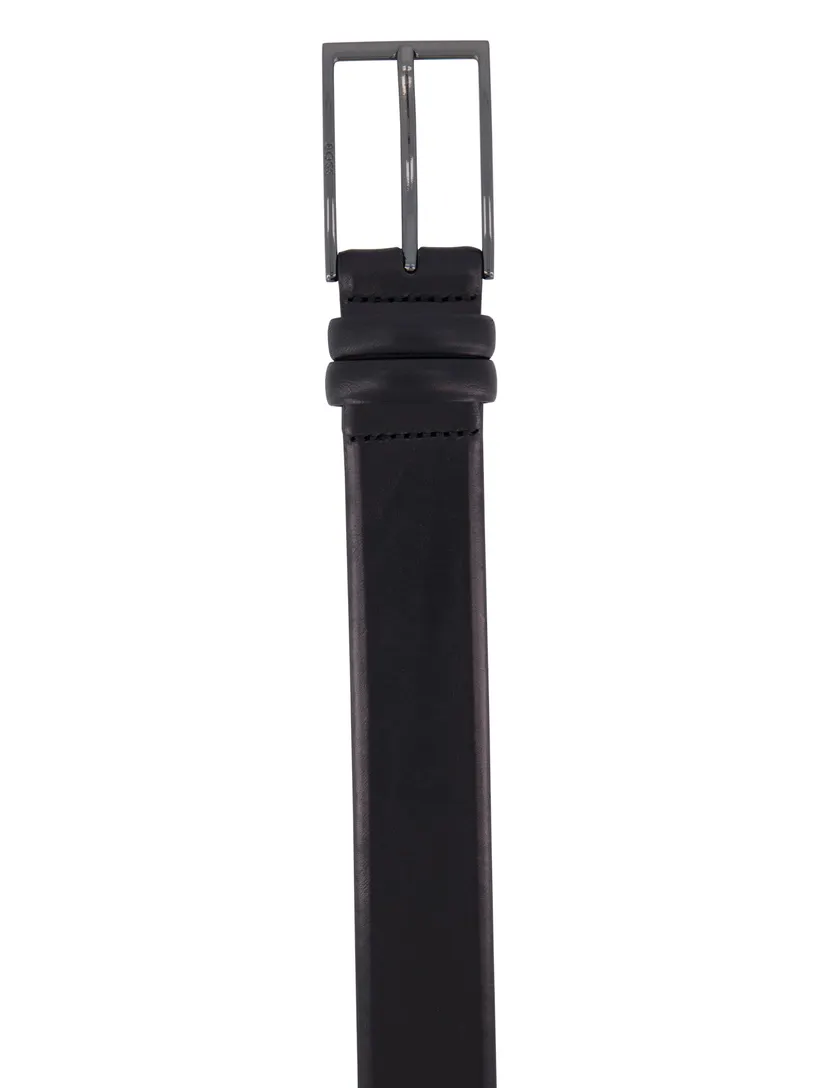 Huho Boss Black Carmello riem zwart effen