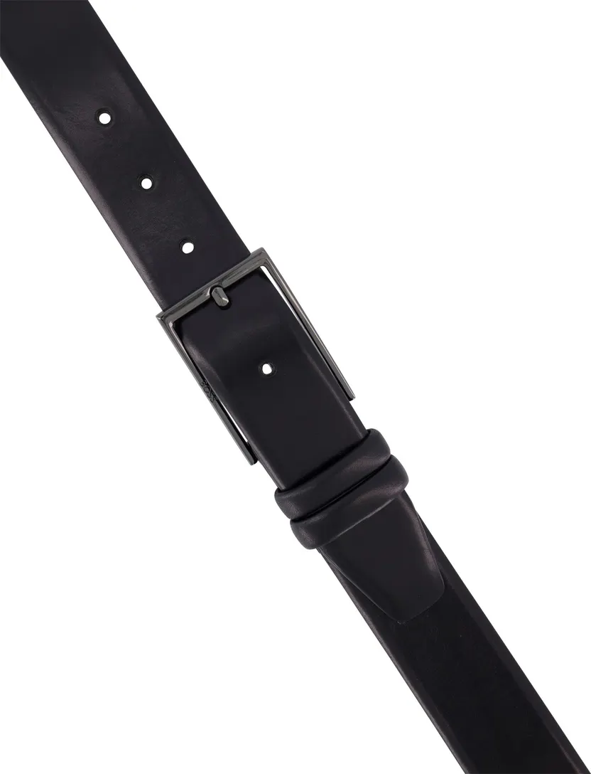 Huho Boss Black Carmello riem zwart effen