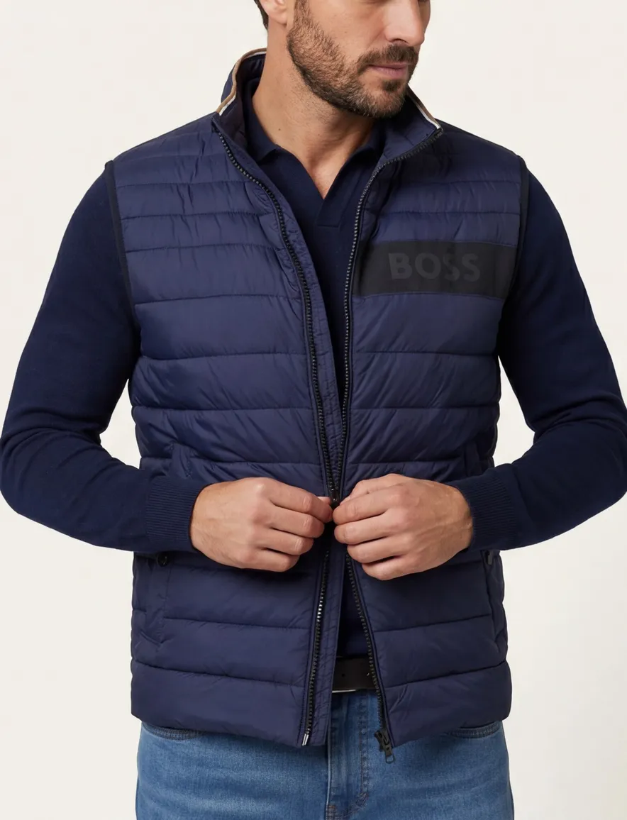 bodywarmer blauw Hugo Boss