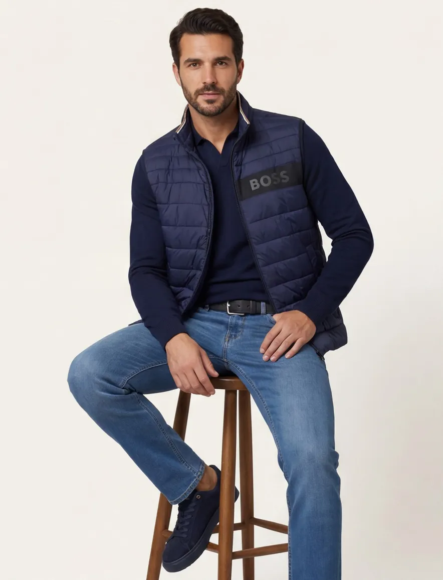 bodywarmer blauw Hugo Boss