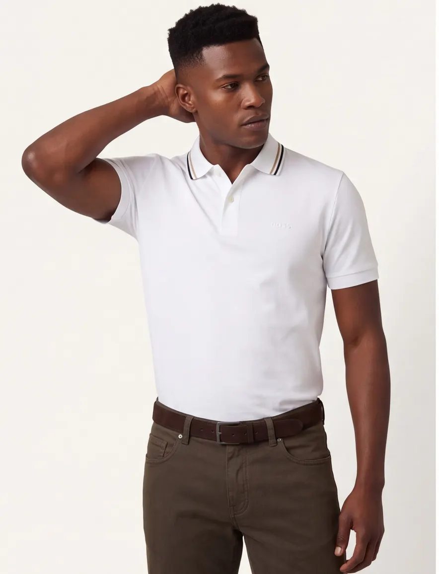 Boss Black Penrose polo wit