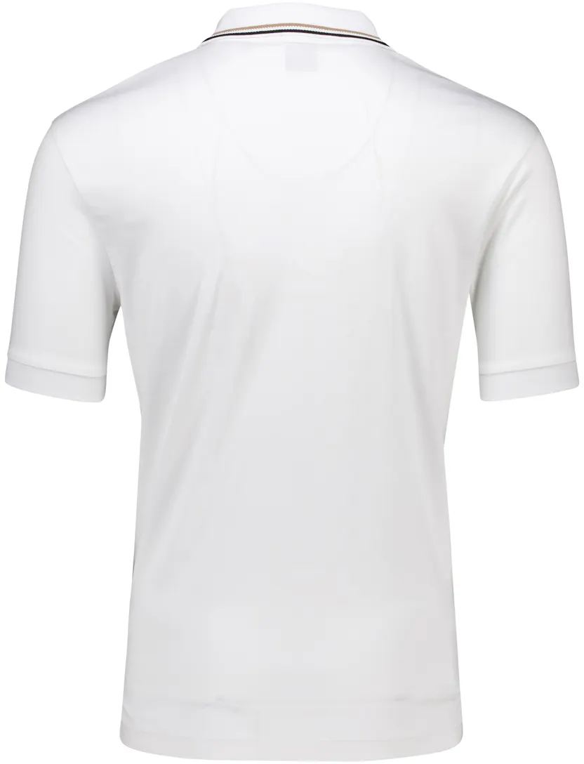Hugo Boss polo wit White 2-knoops