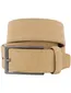 Hugo Boss Calindo riem beige 100% suede