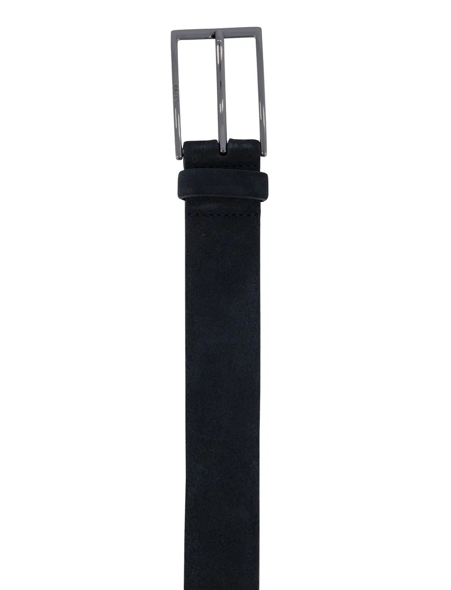 Hugo Boss Calindo riem zwart suede