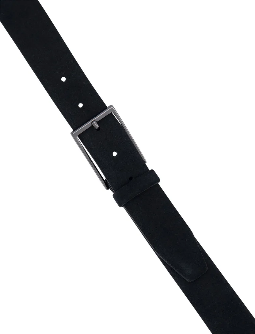 Hugo Boss Calindo riem zwart effen