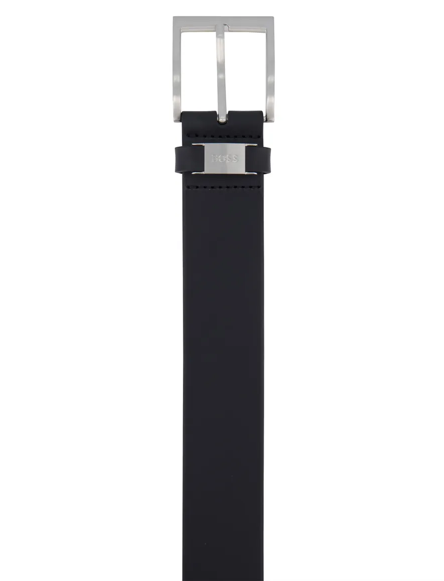 Hugo Boss Connio riem zwart leer